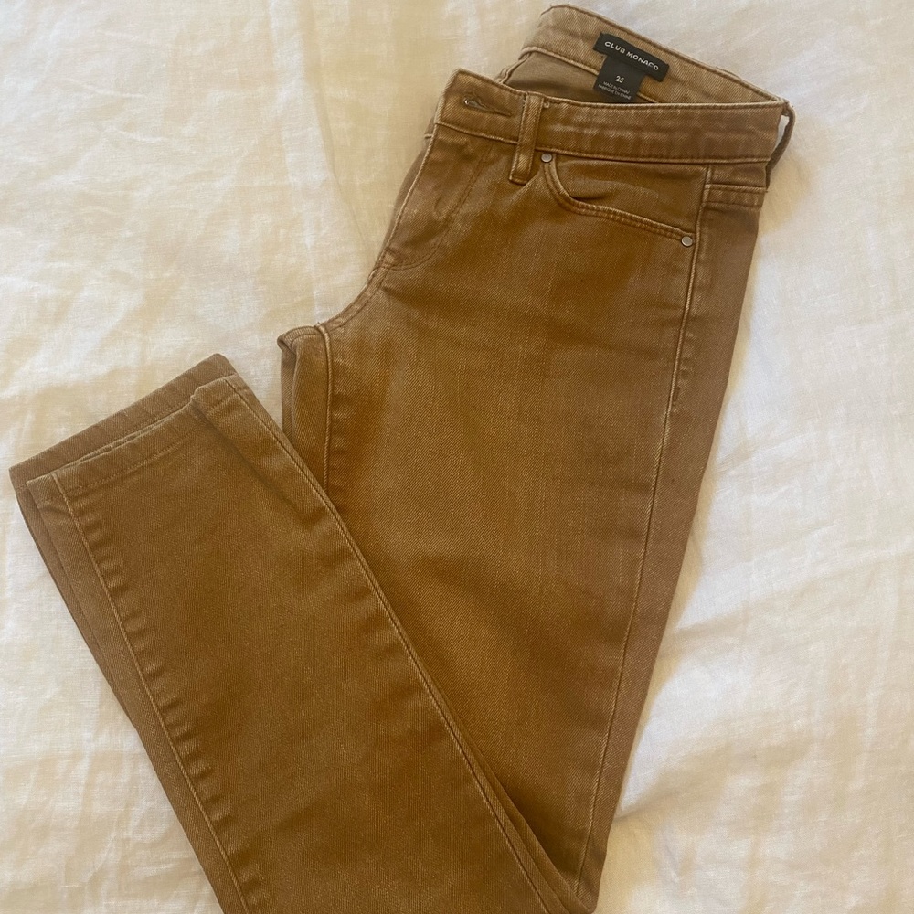 Club Monaco Coated Denim